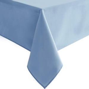 Hiasan Rectangle Tablecloth - Waterproof Washable Fabric Table Cloth for Dining & Party,54 x 120 Length, Dusty Blue