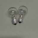 A19 Clear Incandescent Rough Service Light Bulb, 100 Watt Incandescent Light Bulbs, A19 100WATT Bulbs  2700K Soft White, E26 Medium Base, 110-130V (2 Pack)