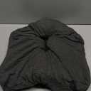 Memory Foam Seat Chair Cushion for Relieves Back Sciatica Pain Tailbone Pain Coccyx Degenerating Disc Orthopedic Osteoarthritis Prostate Cushion Low Back Pain Cushion Hip Shaping (Dark Gray)