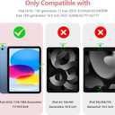 Wenlaty Compatible with iPad (A16) 11th Generation Case 11 Inch 2025, for iPad 10th Generation Case 10.9 Inch 2022 with Pencil Holder, Trifold Stand Protective Clear Back, Auto Wake/Sleep Blue Gray