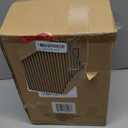 Glad Small Trash Can, 1.2 Gallon | Round Stainless Steel Garbage Bin with Soft Close Lid & Step Foot Pedal | Metal Waste Basket with Removable Inner Bucket, Stainless, 8 x 9.5 x 12 inches