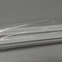 Pushglossy 2 Pcs Kerf Style Door Bottom 36" Long 1 3/4" Wide Replacement Threshold Seal with Vinyl Fins Weatherstrip Draft Stopper for Interior Exterior Doors(White)