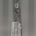 Silver Curtain Rods for Windows with Brackets,5/8 Inch Diameter Small Window Curtain Rod Adjustable 32 to 48 Inches,Easy Install Drapery Rods,Gray