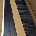 FATORRI Console Table for Entryway, Modern Sofa Table with 2 Drawers for Living Room, Wood Hallway Tables and Couch Tables Behind Sofa (47.2 inch, Black)