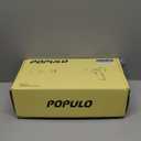 POPULO Electric Toilet Plunger High Pressure Drain Unclogger Plungers for Bathroom, Floors, Heavy Duty Versatile Home Toilet Unclogger Tool (Black)