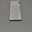 OMOTON Bluetooth Keyboard Compatible with Mac ONLY, Compact Wireless Keyboard Compatible with MacBook Pro/Air, iMac, Mac mini/Pro, Silver