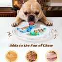 BoYoYo Tough Dog Toys for Aggressive Chewers 2 Pack, Indestructible Dog Toy for Large Dogs, Durable Dog Toys to Keep Them Busy for Large Breed, Teeth Cleaning and Training, Beef Flavor (Blue&Green)