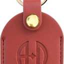 2 x Leather Keys Sleeve for Broken Car Key Loop Replacement, Keychain Cover Cute Protector and Holder for Men, Women (L)