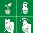 Air Wick Scented Oil Warmer Plugin Air Freshener, White, 6ct (1 Count (Pack of 6))