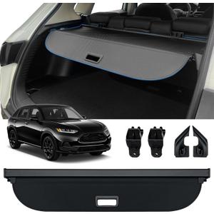 AUXKO Retractable Cargo Cover for Honda HR-V 2024 2025, Trunk Cargo Cover Luggage Security Shade Cover for 2023-2025 Honda HRV Shielding Anti-Peeping Luggage Privacy Screen, Carbon Fiber(No for Sport)