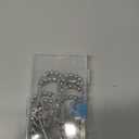 Shower Curtain Hooks Rings for Bathroom - 12 Pcs Stainless Steel (Silver Pear-Shape)