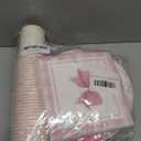 HOZYUANKJ Coquette Birthday Decorations,210 Pcs Pink Bow Party Plates Napkins Cups Forks Spoons Knives Tableware Sets for Girls Birthday Party Decor,Serves 30