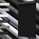 Blindify Blackout Roller Shades, Free-Srop Cordless Roller Blinds for Windows, Thermal Insulated Fabric Window Shades UV Protection for Home, Office, Bedroom, Door, Black, 34" W x 72" H