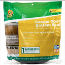 Duck Brand Black Garage Door Bottom Weather Stripping Seal for 2 Car Garage