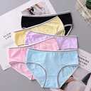 Teen Girls Underwear for 12 Pack Cotton Briefs (L, Multicolor, 8-16Years)