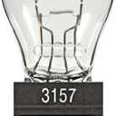 Philips Automotive Lighting 3157LLB2 3157 Longer Life Miniature Bulb, 2 Pack, White