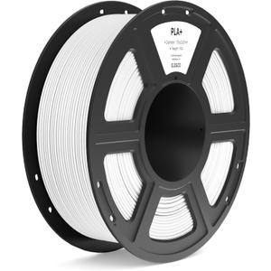 ELEGOO PLA+ Filament 1.75mm White 1KG, High Toughness PLA Plus 3D Printer Filament Dimensional Accuracy +/- 0.02mm, 1kg Spool(2.2lbs) Fits for Most FDM 3D Printers