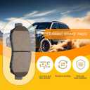 D1521 Front Premium Ceramic Disc Brake Pads Fit For Honda CR-V 2020-2022 Hybrid EX/EX-L/Touring, For CR-V 2012-2016 AWD 2.4L,For Honda Crosstour 2013-2015, For Subaru Legacy 2016-2019 2.5i