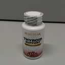 Thyroid Support Supplement- Metabolic Function, Energy & Focus, Mood Enhancer - Iodine from Kelp, Ashwagandha, Vitamin B12, Inositol, Ginseng, Magnesium - 60 Capsules for Men & Women