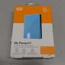 WD 5TB My Passport, Portable External Hard Drive, Blue, Backup Software with Defense Against ransomware, and Password Protection, USB 3.1/USB 3.0 Compatible - WDBPKJ0050BBL-WESN