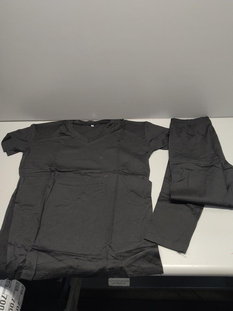 Mrskoala Lounge Sets for Women Two Piece Outfits Pullover Tops and Long Pants Tracksuit Sweatsuits Black S