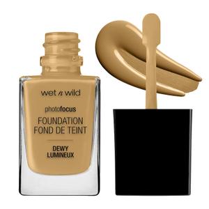 Wet N Wild Photo Focus Dewy Liquid Foundation Makeup, Caramel