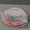 20FT x 1.1 Inch Peel and Stick Chair Rail Moulding for Walls White Self Adhesive Flexible Border Trim Wall Decoration Molding Trim for Mirror, Window Frame and Home Decoration