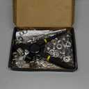 Heavy Duty Grommet Tool Kit with 1/2 Inch Die and 300 Sets of 12MM Grommets,Handheld Manual Eyelet Tool Rivet Press Punch Pliers for Leather Canvas Fabric