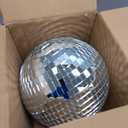 Alytimes Mirror Disco Ball - 8-Inch Cool and Fun Silver Hanging Party Disco Ball Big Party Decorations, Party Design