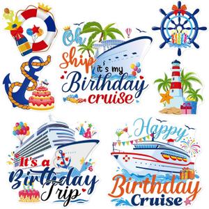 Birthday Cruise Door Decorations - 7 PCs Large Ship Cabin Magnetic Stickers Palm Magnets Anchor Tropical Decals Decorative Magnet Stateroom Accessories for Party Happy Summer Carnival Decor Birthday Cruise Door Decorations - 7 PCs Large Ship Cabin Magnetic Stickers Palm Magnets Anchor Tropical Decals Decorative Magnet Stateroom Accessories for Party Happy Summer Carnival Decor