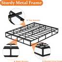 9 Inch Box Spring for King Bed - Heavy Duty Metal Mattress Foundation with Fabric Cover,3000 lbs Capacity,High Profile King Box Spring Only,Noise Free,Easy Assembly
