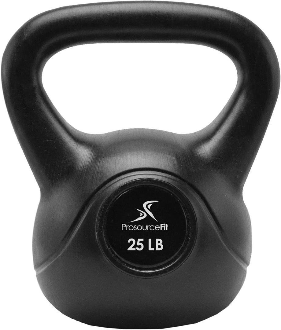 ProsourceFit Vinyl Plastic Kettlebell from 25 lbs 