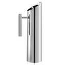 Hiceeden Stainless Steel Water Pitcher, 68oz/2L Modern Metal Pitcher with Ice Guard, Silver Carafe Drink Jug with Handle, Homemade Beverage Container for Juice, Coffee, Milk, Iced/Hot Tea