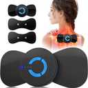 Mini Massager,Rechargeable Intelligent TENS Unit Muscle Stimulator for Pain Relief - FSA or HSA Eligible Deep Tissue EMS Massager Management for Back, Neck, Arm Electronic Pulse Machine