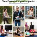 Slim Panda Yoga Mat Straps for Carrying, Adjustable Yoga Mat Carrier Sling Fits All Mats(Mat Not Included) (70 inches, Light Pink)