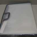 11x17 Kids Art Portfolio - Accordian File Organizer with 13 Pockets, Art Portfolio for Kids with Handle and Zipper Closure - Oxford Cloth, Frosted Translucent Artwork Folder for Children - 1 Pack