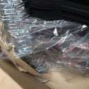 HOUSE DAY Black Velvet Hangers 60 Pack, Non Slip Clothes Felt Hanger Heavy Duty for Coat, Premium Slim Space Saving Suit Hangers for Closet Organizer, 360 Rotating Silver Hook