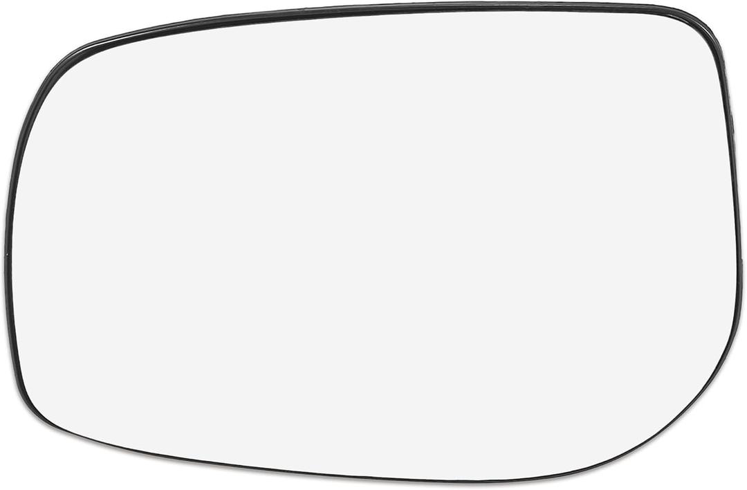 X AUTOHAUX Car Rearview Left Side Heated Mirror Glass with Backing Plate 879090D260 for Toyota Yaris 2006