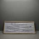 YWMZYKJGS The 10 Commandments Bible Verse Wall Art Decor 40"×15" Christian Ten commandments God Jesus Prayer Religious Saying Sign Rustic Inspirational Catholic Scripture Wood Framed Hanging (Wood)