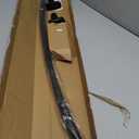 Bonpally Curved Shower Curtain Rod for Bathroom, 40-72 Inches Adjustable Curved Shower Rod, 0.9MM Aluminum Shower Curtain Rod with Rotating Brackets for Extra Shower Space, Need to Drill, Black