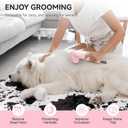 Aumuca Cat Brushes for Indoor Cats, Cat Hair Brush for Shedding, Cat Brush for Long or Short Haired Cats, Cat Grooming Deshedding Brush for Dog Kitten Horse Massage Removes Loose Fur