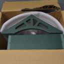 Kingsyard Ground Bird Feeder for Outdoors - Recycled Plastic Platform Feeder for Wild Birds, Rainproof Squirrel Feeders, 5 LBS Large Capacity, Green