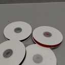 YANGTE 4 Colors Velvet Ribbon Set, 3/8" x 40Yard Premium Christmas Velvet Ribbon for Gift Wrapping, Christmas Tree Ornaments Handmade Crafts Bow MakingRed,Green,White,Brown