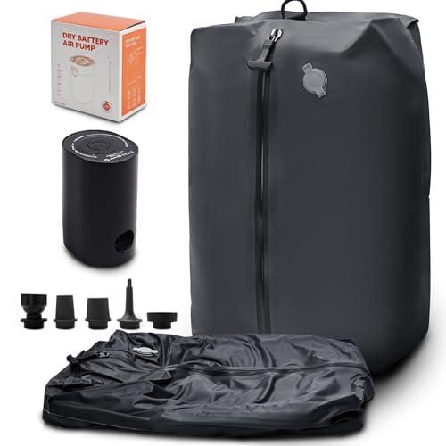 Vacuum Bags for Travel with Cordless Pump, 40L Airtight Compression TPU Bags,IP67 Reusable storage bag for Suitcase, Backpack, Luggage, Moving (1PC+Pump)