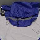 NACOCO Large Dog Raincoat Adjustable Pet Water Proof Clothes Lightweight Rain Jacket Poncho Hoodies with Strip Reflective (XXL, Blue) (2X-Large (Pack of 1))