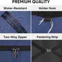 BALEINE Travel Garment Bag, Travel Suit Bag for Men, 42'' Waterproof Carry on Garment Bag for Hanging Clothes, Garment Duffel Bag for Travel Business (Blue)