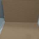 Sintuff 6 Pcs MDF Flexible Wood Slat Wall Panel 24 x 16 Inch 3D Half Round Wainscoting Board and Batten Wall Slatted Panel Decor Paintable for DIY Home Bedroom Living Room Decor