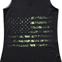 KYKU Women's Tank Top Summer Sleeveless T Shirt Casual V Neck Curved Hem Blouses, 2XL