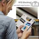 for iPhone Xs Max 6.5" Phone case[Compatible with magsafe][RFID Blocking Leather][Magnetic 2-in-1 Detachable][Back Flip Folio Wallet Cases] Shockproof Men Women Cover for Apple XS Max White