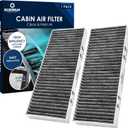 Premium Cabin Air Filter with Activated Carbon,Replacement for CF10553(CP553), Fit for Nissan Frontier/NV1500/NV2500/NV3500/Pathfinder/Xterra and Suzuki Equator.